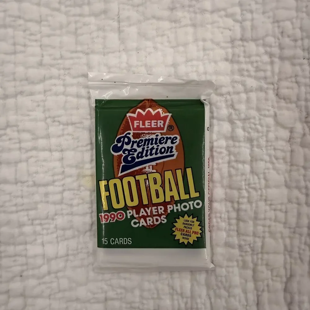 1990 FLEER PREMIERE EDITION NFL FOOTBALL 1 PACK